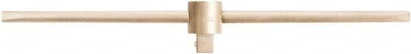 Ampco - 1/2" Drive Socket Sliding T-Handle - 12" OAL, Aluminum Bronze Finish - Americas Industrial Supply