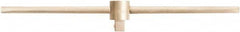 Ampco - 1/2" Drive Socket Sliding T-Handle - 12" OAL, Aluminum Bronze Finish - Americas Industrial Supply