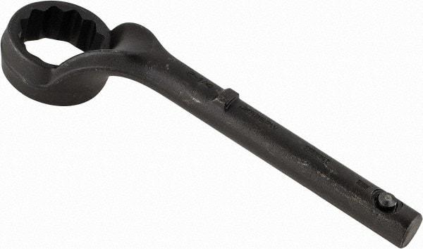 Proto - 2-1/4" 12 Point Pull Wrench - Single End, 13-5/8" OAL, Steel, Black Finish - Americas Industrial Supply