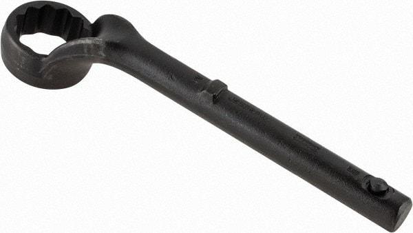 Proto - 2" 12 Point Pull Wrench - Single End, 13-1/2" OAL, Steel, Black Finish - Americas Industrial Supply