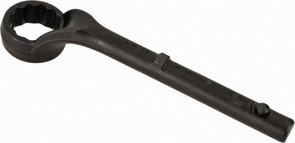 Proto - 1-5/8" 12 Point Pull Wrench - Single End, 10-15/16" OAL, Steel, Black Finish - Americas Industrial Supply