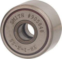 Accurate Bushing - 7/8" Roller Diam x 1/2" Width, Sealed Yoke Cam Follower - Stainless Steel, 0.56" OAL, 1,160 Lb Dynamic Cap - Americas Industrial Supply