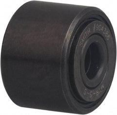 Accurate Bushing - 17mm Bore, 40mm Roller Diam x 21mm Width, Carbon Steel Yoke Cam Follower - 14,200 N Dynamic Load Capacity - Americas Industrial Supply