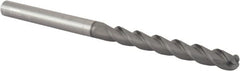Accupro - 3/8" Diam, 3" LOC, 3 Flute Solid Carbide Ball End Mill - nACRo Finish, Single End, 6" OAL, 3/8" Shank Diam, Spiral Flute - Americas Industrial Supply