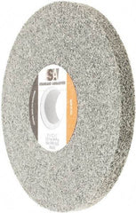 Standard Abrasives - 6" Diam, 1/2" Face Width, 1" Center Hole, Fine Grade, Silicon Carbide Deburring Wheel - Convolute, Density 9 Grade - Americas Industrial Supply