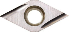 Kyocera - DCGT21.50.2 UC Grade PR1225 Carbide Turning Insert - Megacoat Finish, 55° Diamond, 1/4" Inscr Circle, 3/32" Thick, 0.004" Corner Radius - Americas Industrial Supply