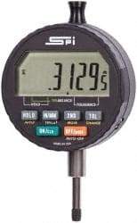 SPI - 0 to 4" Range, 0.001" Graduation, Electronic Drop Indicator - Lug Back, Accurate to 0.001" - Americas Industrial Supply