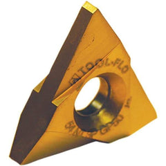 Tool-Flo - TNMA44 API Buttress Grade GP50D Edge Threading Insert - AlTiN Finish, 3/4" Inscribed Circle, Neutral Cut - Americas Industrial Supply