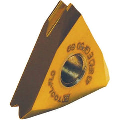 Tool-Flo - TNMA43 API Round Grade AC50C External On Edge Threading Insert - AlTiN Finish, 10" External TPI, 1/2" Inscribed Circle, Neutral Cut - Americas Industrial Supply