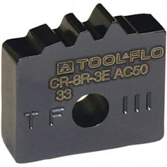 Tool-Flo - CR Grade AC50, External API Round Threading Insert - 8 TPI Ext Pitch, AlTiN Finish, Carbide - Americas Industrial Supply