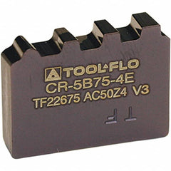 Tool-Flo - CR Grade AC50, External API Buttress Threading Insert - 5 TPI Ext Pitch, AlTiN Finish, Carbide - Americas Industrial Supply