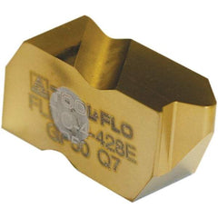 Tool-Flo - FLDC4 Grade AC50F, External API Rotary Shoulder Connections Threading Insert - 4 TPI Ext Pitch, AlTiN Finish, Carbide - Americas Industrial Supply