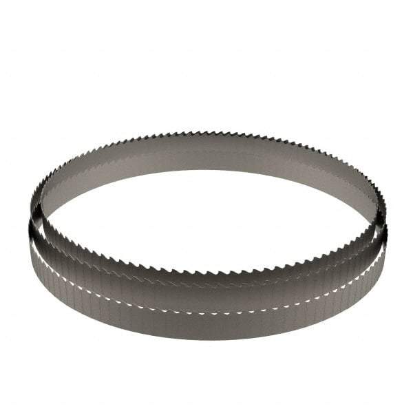 Lenox - 5 to 8 TPI, 14' 2" Long x 1" Wide x 0.035" Thick, Welded Band Saw Blade - M42, Bi-Metal, Toothed Edge - Americas Industrial Supply