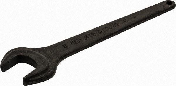 Facom - 46mm Standard Service Open End Wrench - 15-9/16" OAL, Single End, Black Finish, 15° Head Angle - Americas Industrial Supply