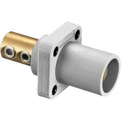 Hubbell Wiring Device-Kellems - Single Pole Plugs & Connectors Connector Type: Male End Style: Male - Americas Industrial Supply