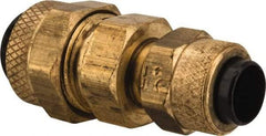 Parker - 3/8 x 1/4" OD, Brass Union - 150 Max Working psi, 0 to 150°F, Comp x Comp Ends - Americas Industrial Supply