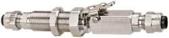 Parker - 3/8" OD, Double End Shutoff Coup - 150 Max Working psi, 0 to 150°F, - Americas Industrial Supply