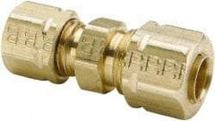 Parker - 7/8" OD, Brass Union - -65 to 250°F, Comp x Comp Ends - Americas Industrial Supply