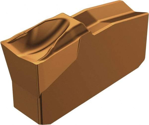 Sandvik Coromant - N151.240 7E 1145 Grade, 0.1575" Cutting Width, Carbide Cutoff Insert - 0° Lead Angle, 0.0059" Cnr Rad, TiAlN/AlCr2O3 Coated - Americas Industrial Supply