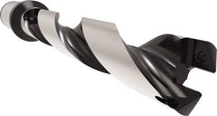 Allied Machine and Engineering - Series 29, 29 to 31.99mm Diam, 32mm Diam Straight Shank with Flange, Helical Flute Spade Drill - 159.9mm Max Depth, 200.1mm Body Length, 260.1mm OAL, Standard Length, Through Coolant - Americas Industrial Supply