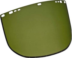 Jackson Safety - Green Acetate Face Shield - 9" High x 15-1/2" Wide x 1.01mm Thick, Compatible with Jackson 170-B Headgear - Americas Industrial Supply