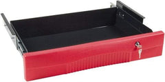 Rubbermaid - 25" Long x 4-5/8" High, Cart Drawer - Use with FG452088, FG454600, FG454610 - Americas Industrial Supply