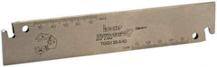 Iscar - 1.378" Blade Height, 0.157" Blade Width, 7.087" OAL, Neutral Cut, Single End Indexable Cut-Off Blade - TGSU Blade, Tang-GripIQ Series - Americas Industrial Supply