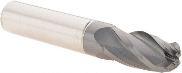 Made in USA - Ball End Mill - - Exact Industrial Supply
