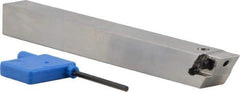 Iscar - PDAC, Right Hand Cut, 5/8" Shank Height x 5/8" Shank Width, Neutral Rake Indexable Turning Toolholder - 5.9" OAL, DC..3 Insert Compatibility, Series Isoturn - Americas Industrial Supply