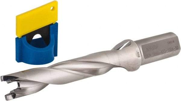 Iscar - 0.866" to 0.902" Diam, 5xD, 4.33" Max Depth, 1" Shank Diam, 7.9" OAL, Replaceable-Tip Drill - FCP, ICK, ICK-2M, ICM, ICP, iCP-2M Insert, 63104426 Toolholder, Series SumoCham - Americas Industrial Supply