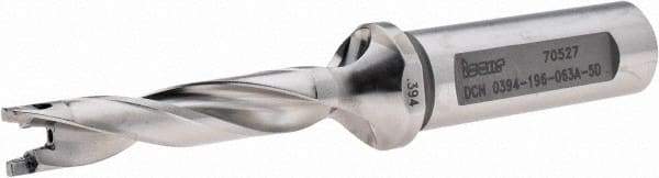 Iscar - 0.394" to 0.409" Diam, 5xD, 1.96" Max Depth, 5/8" Shank Diam, 4-1/2" OAL, Replaceable-Tip Drill - FCP, ICK, ICK-2M, ICM, ICP, iCP-2M Insert, 63105472 Toolholder, Series SumoCham - Americas Industrial Supply