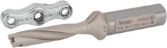 Iscar - 0.413 to 0.429" Diam, 5xD, 2.06" Max Depth, 5/8" Shank Diam, 4.53" OAL, Replaceable Tip Drill - IDI-SG, IDI-SK Insert, DCM Toolholder, Series ChamDrill - Americas Industrial Supply