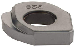 Iscar - HBRD.75 QF Grade IC328 Carbide Milling Insert - TiCN Finish, 0.183" Thick, 3/8" Corner Radius - Americas Industrial Supply