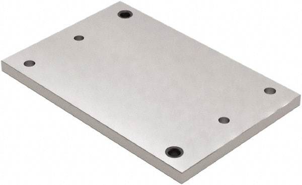 Jergens - 350mm Long x 300mm Wide Steel Fixture Plate - 20mm Plate Thickness - Americas Industrial Supply