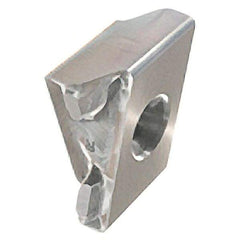 Iscar - LNMT1506 HT Grade DT7150 Carbide Milling Insert - Al2O3/TiAlN Finish, 0.5484" Thick, 0.8mm Corner Radius - Americas Industrial Supply