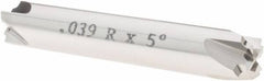 Value Collection - Corner Rounding End Mills - .039 R X 5 DEG CARB CREM, DE, 4 FL - Americas Industrial Supply