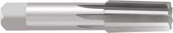 Emuge - 1/4" Pipe, 0.4055" Small End Diam, 0.4331" Straight Shank, 27mm Flute, Taper Pipe Reamer - Americas Industrial Supply