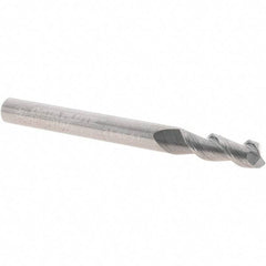 Made in USA - Roughing & Finishing Mill - Straight Shank, 48° Helix - Americas Industrial Supply