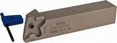 Iscar - PCH, Right Hand, 0.394" Max Depth of Cut, 0.059 to 0.157" Groove Width, Indexable Grooving Tool Holder - PENTA 34.. Insert Compatibility, 1" Shank Height, 1" Shank Width, 5-1/2" OAL - Americas Industrial Supply