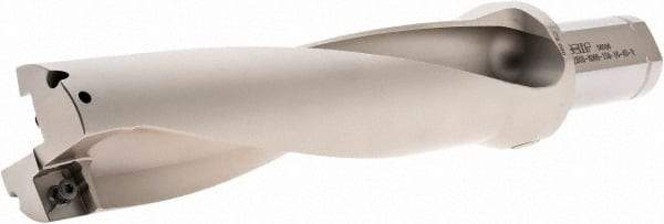 Iscar - 8" Max Drill Depth, 4xD, 2" Diam, Indexable Insert Drill - 1-1/2" Shank Diam, Whistle Notch Shank - Americas Industrial Supply