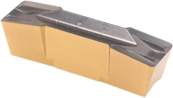 Iscar - 800E080GIF Grade IC808, 8mm Cutting Width Carbide Grooving Insert - 27mm Max Depth of Cut, Neutral, 0.8mm Corner Radius, TiAlN Finish - Americas Industrial Supply