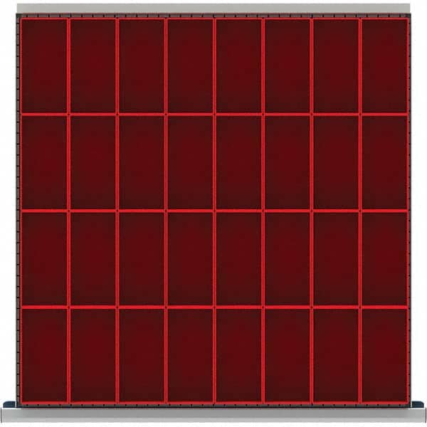 LISTA - 32-Compartment Drawer Divider Layout for 3.15" High Drawers - Americas Industrial Supply
