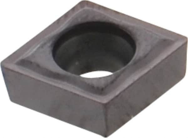 Kennametal - CCGT32.51 62 Grade SP4036 Carbide Turning Insert - TiAlN Finish, 80° Diamond, 3/8" Inscr Circle, 5/32" Thick, 1/64" Corner Radius - Americas Industrial Supply