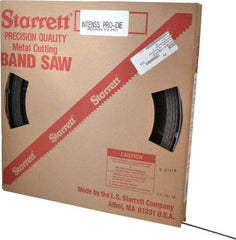 Starrett - 1/4" x 100' x 0.025" Bi-Metal Band Saw Blade Coil Stock - 14 to 18 TPI, Toothed Edge, Straight Form, Wavy Set, No Rake Angle, Variable Pitch, Contour Cutting - Americas Industrial Supply