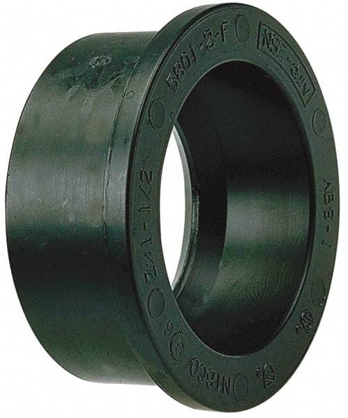 NIBCO - 3 x 1-1/2", ABS Drain, Waste & Vent Pipe Flush Bushing - Spig x Hub - Americas Industrial Supply
