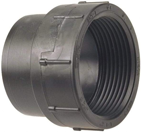 NIBCO - 6", ABS Drain, Waste & Vent Pipe Adapter - Spig x FIPT - Americas Industrial Supply