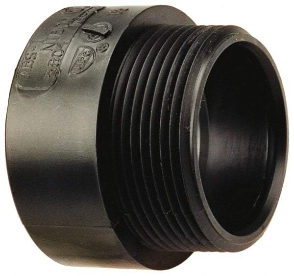 NIBCO - 4", ABS Drain, Waste & Vent Pipe Adapter - Hub x MIPT - Americas Industrial Supply