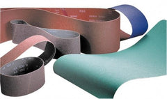 Made in USA - 4" Wide x 106" OAL, 60 Grit, Silicon Carbide Abrasive Belt - Silicon Carbide, Medium, Coated, X/Y Weighted Cloth Backing, Wet/Dry, Series S181 - Americas Industrial Supply