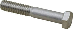 Value Collection - 3/8-16 UNC, 2-1/4" Length Under Head Hex Head Cap Screw - Partially Threaded, Grade 316 Stainless Steel, Uncoated, 9/16" Hex - Americas Industrial Supply