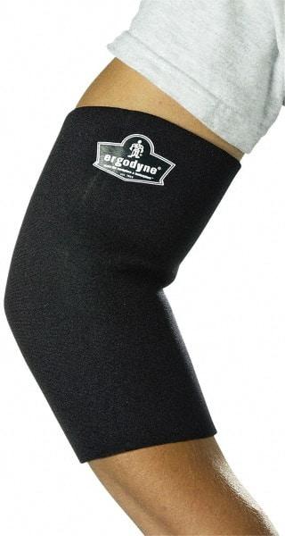 Ergodyne - Size XL Neoprene Elbow Sleeve - 12 to 13 Inch, Slip On, Black - Americas Industrial Supply